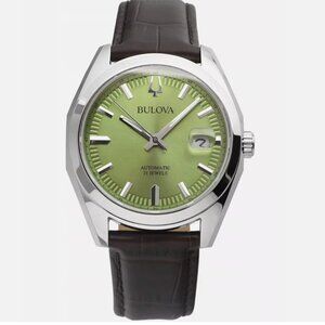 Bulova Automatic Sapphire Green Dial Crystal Men's Watch